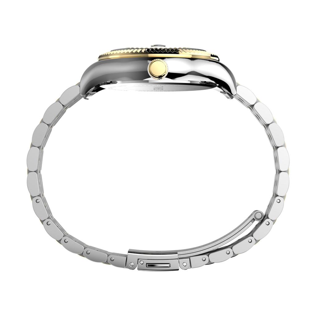 TIMEX Legacy Watch, Silver Dial, Stainless Steel, Mineral Glass, Quartz Movement, Women's, Gold, TW2W49700 [Parallel Import]