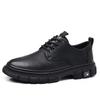 Men's Shoes Autumn New Low-top British Martin Boots 2025 Tooling Casual Leather Shoes Black Winter Cotton Shoes