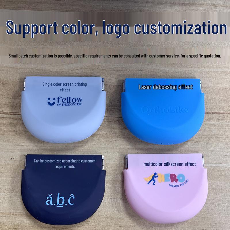 Portable Silicone Retainer Case and Squeeze Pouch