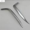 Chrome Front Rear Fog Lamp Light Ring Eyebrow Eyelid Molding Cover Trim For Honda Civic 2016 2017 Car Accessories Exterior Kit