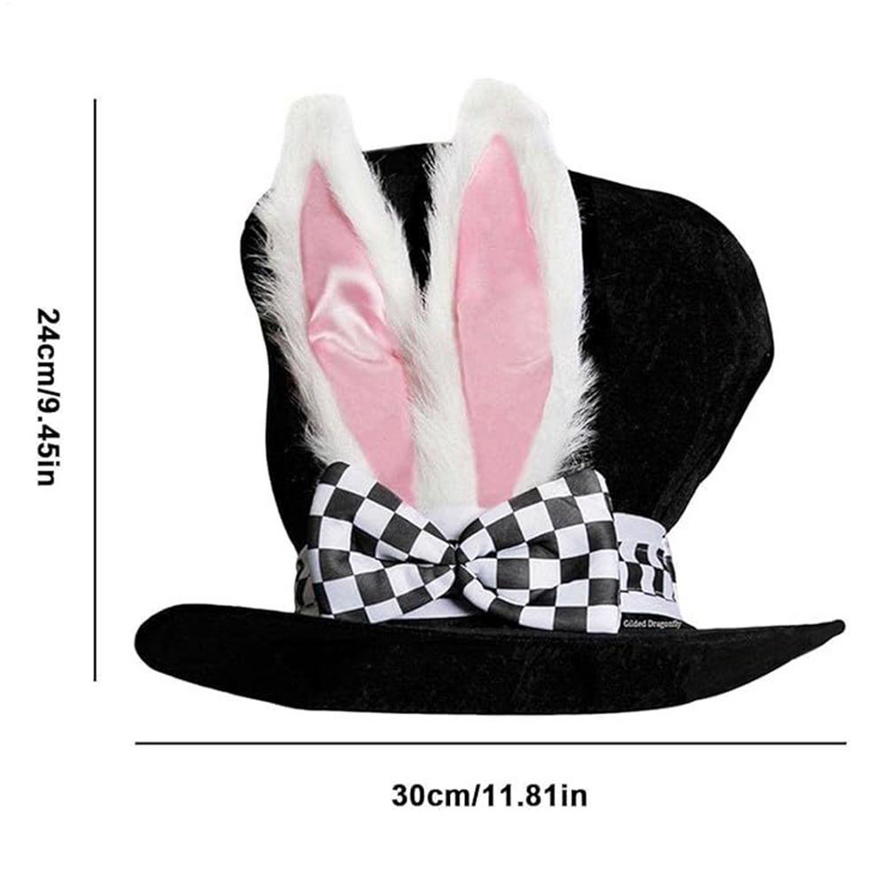 Easter Bunny Costume Adult Cosplay Outfit Bunny Hat Set Holiday Dress Up Clothes for Stage Performance Party Decoration