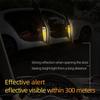 AKM1 4Pcs Car Door Sticker Safety Warning Reflective Mark For Ford S MAX Ranger Focus Fiesta Mondeo Kuga Mustang Escort KA Ecosport