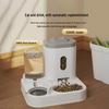 Pet Water Fountain & Feeder: Automatic Cat & Dog Bowl with Food Storage and Water Dispenser