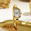 Women's Oval Vintage Quartz Analog Watch Bracelet Wristwatch