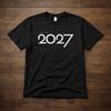 Class of 2027 Shirt — Minimal Graduation Tee — Modern Senior Gift