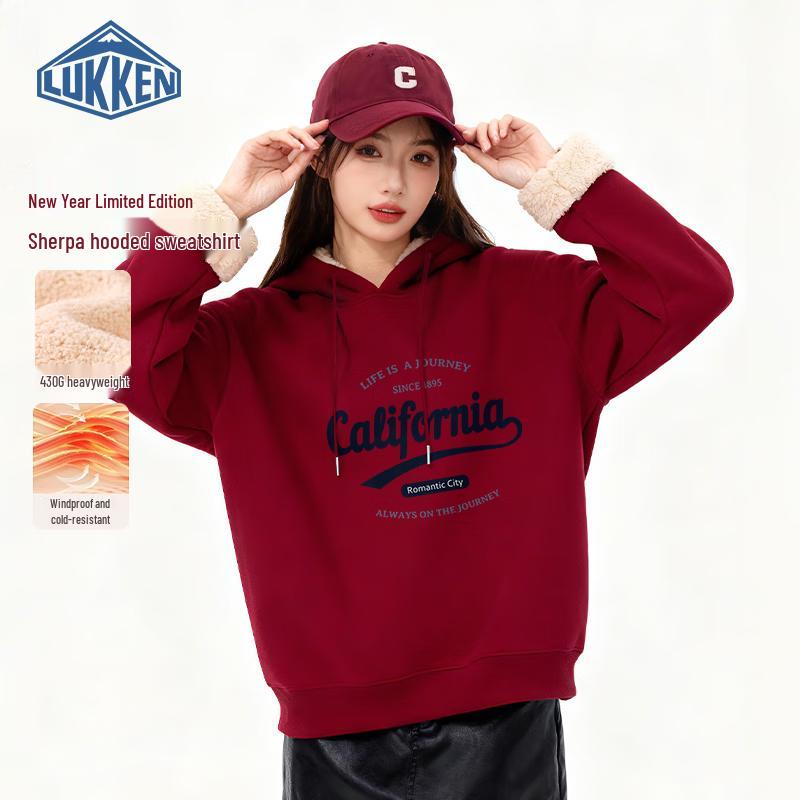 

LUKKEN Retro California Hooded Sweatshirt XL