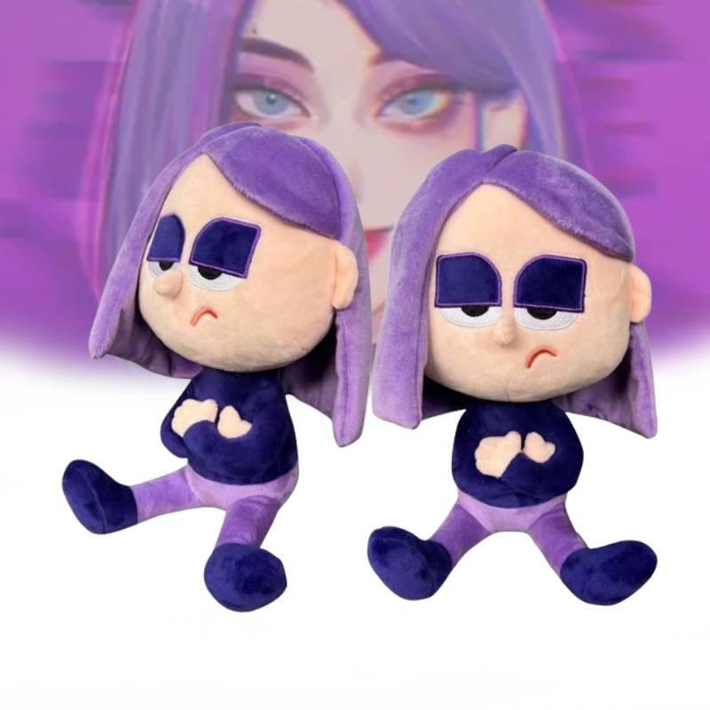 Adorable Duolingo Lily Plush Toy Soft Crystal Velvet Stuffed Doll For Kids