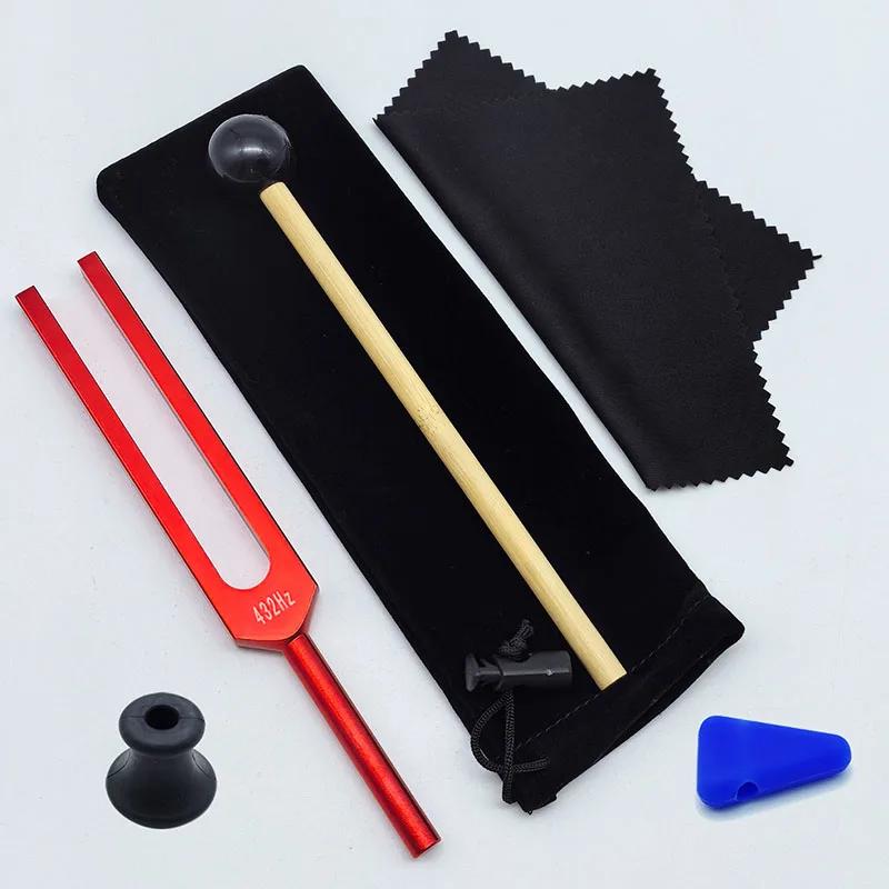 Colorful 432HZ Tuning Fork Aluminum Alloy Tuning Forks for Healing Sound Healing Percussion Instruments Yoga Meditation