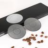 Ensemble de 3 Réseaux de Distribution d'Eau Filtre Passoire en Acier Inoxydable pour Machine à Café Disque Filtre à Café pour Amateurs de Café