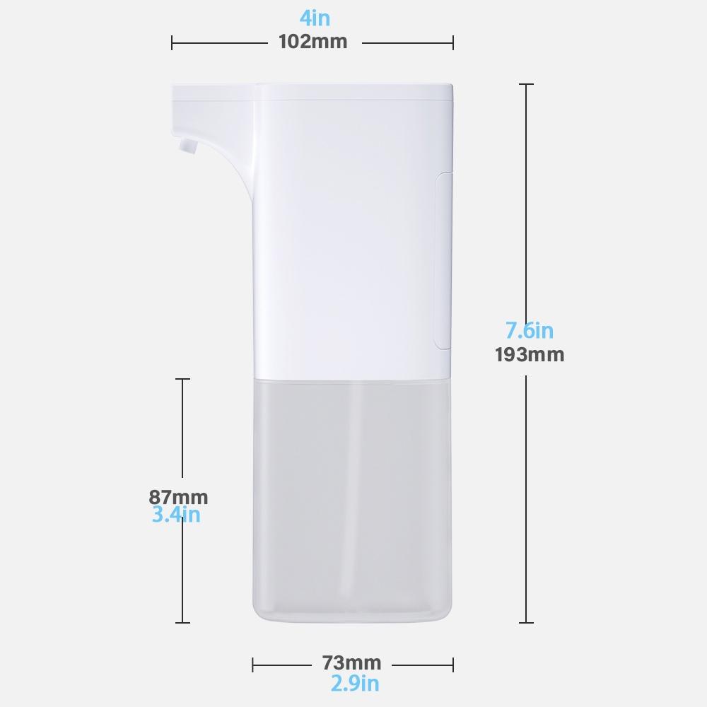 6V 350ML Smart Hands Free Automatic Alcohol Spray Dispenser Sensor Waterproof Touchless Hand Washer Dispenser Kitchen Bathroom