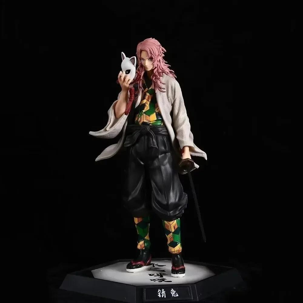 30cm Demon Slayer Figures Hantengu Anime Figure Himejima Gyoumei Figurine Kimetsu No Yaiba Tomiokagiyuu Statue Gk Pvc Toys Gift
