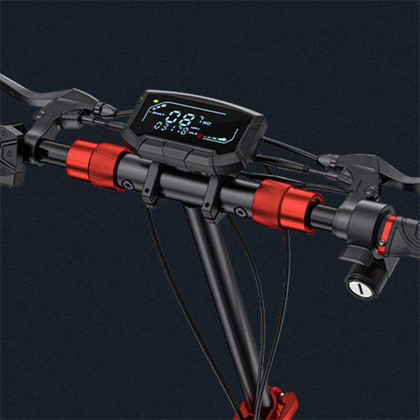 Engwe Y600S 10" Folding E-Scooter 500W & 48V18.2Ah Long Range E-Scooter, Disc Brakes & Front Shock Absorption for Daily Commuter & Outdoor Off-Road