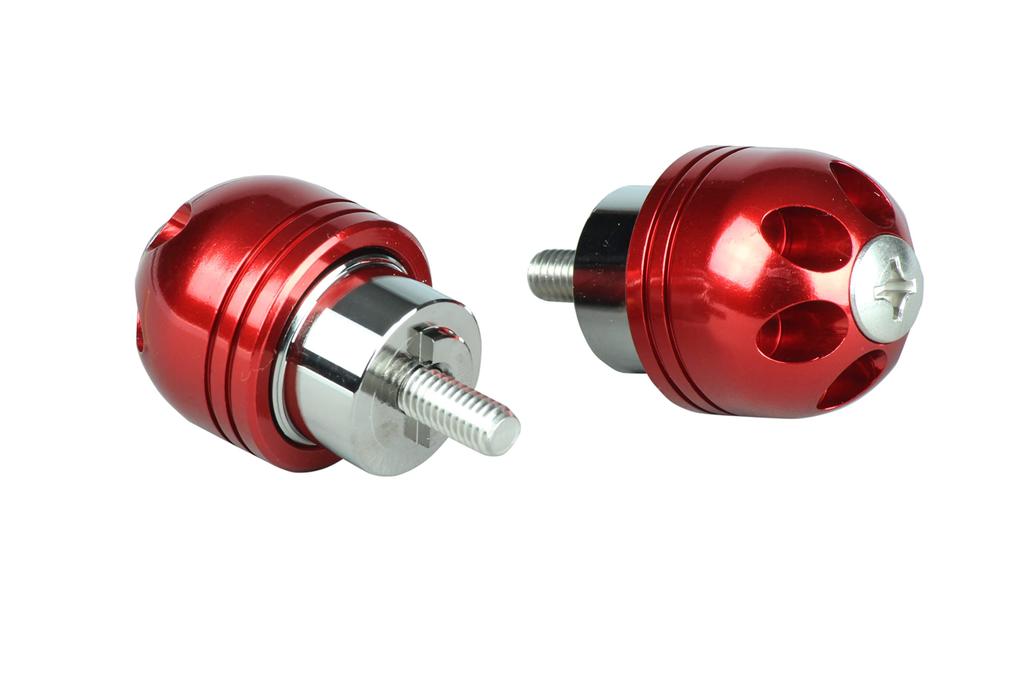 POSH Motorcycle Supplies Handlebar End Big Bar End M6 Honda Car (Weight Type) Honda/Suzuki