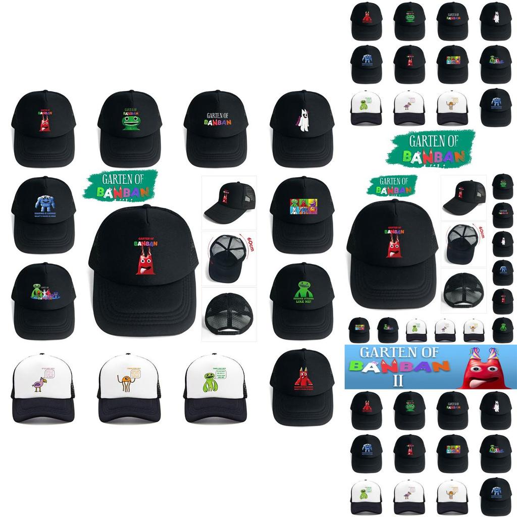 Garten Of Banban Cartoon Printing Baseball Cap Adjustable Hip Hop Sun Hat