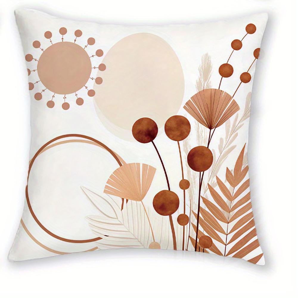 1/4pcs Bohemian Floral Patterned Pillowcases Sofa cushion cover home bedroom room decoration