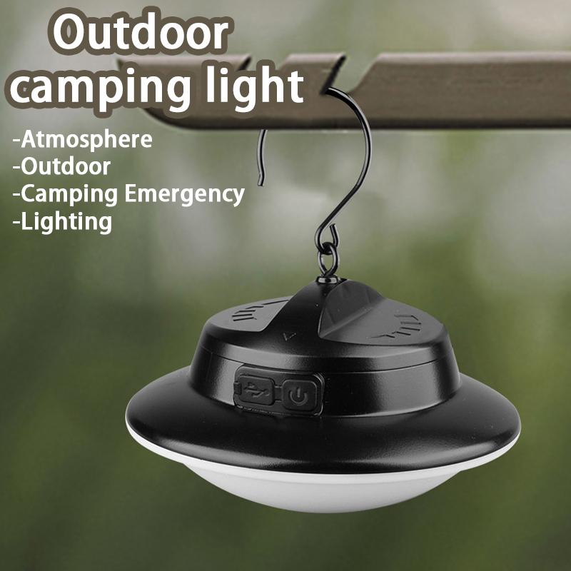 Portable Hook Camping Light Rechargeable Emergency Lighting Waterproof Camping Light Tent Light