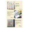 Label printer Portable Thermal Printer Mini Printer with Stickers Printer for Storage Office Home Rainbow Color