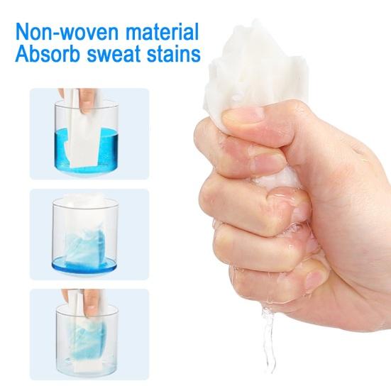 10Pcs Crown Sweat Absorbent Towel Disposable Non-woven Fabric Breathable Portable Toddlers Boys Girls Absorbent Back Wipe Pad