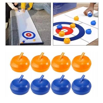 Desktop Curling Ball Game Foldable Mini Curling Table Parent Children Game Gift