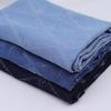 Diamond Jacquard Washed Denim Fabric for DIY Handmade Clothing