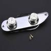 2PCS Silver Prewired Guitar Control Plate Metal Guitar Parts Guitar Accessories  Electric Guitar