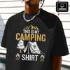 Men T-Shirt This Is My Camping Shirt Design Moto Cotton Tees O-neck Short Sleeve T Shirt Hip Ho