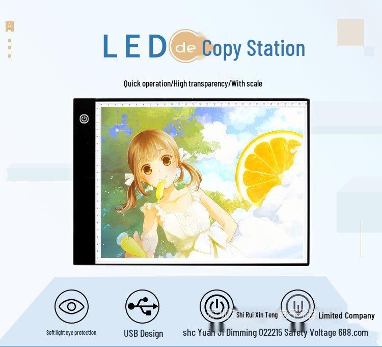 En Stock Placa de Copia LED A3 para Calcar, Dibujar, Caligrafía y Pintura de Diamantes