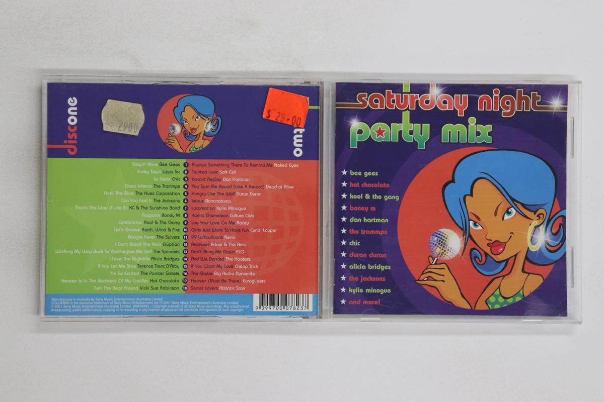 

CD VARIOUS - Saturday Night Party Mix 4987492 SONY 2001 Australia Soul/Funk Used