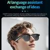 Multifunctional Smart Glasses 4K HD Object Recognition Photo Video Anti-shake 800w Camera Al Conversation Translation Smart Sunglasses IP67 Waterproof