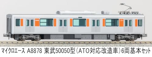 Micro Ace N Gauge Tobu 50050 Series (ATO-compatible modified car) 6-car basic set Railway model train A8878