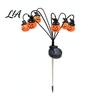 Festive Yard Lawn Decor Halloween Solar Garden Lights, Decorative Ghost Pumpkin Witch Hat String Landscape Lighting for Walkway IP54 Waterproof