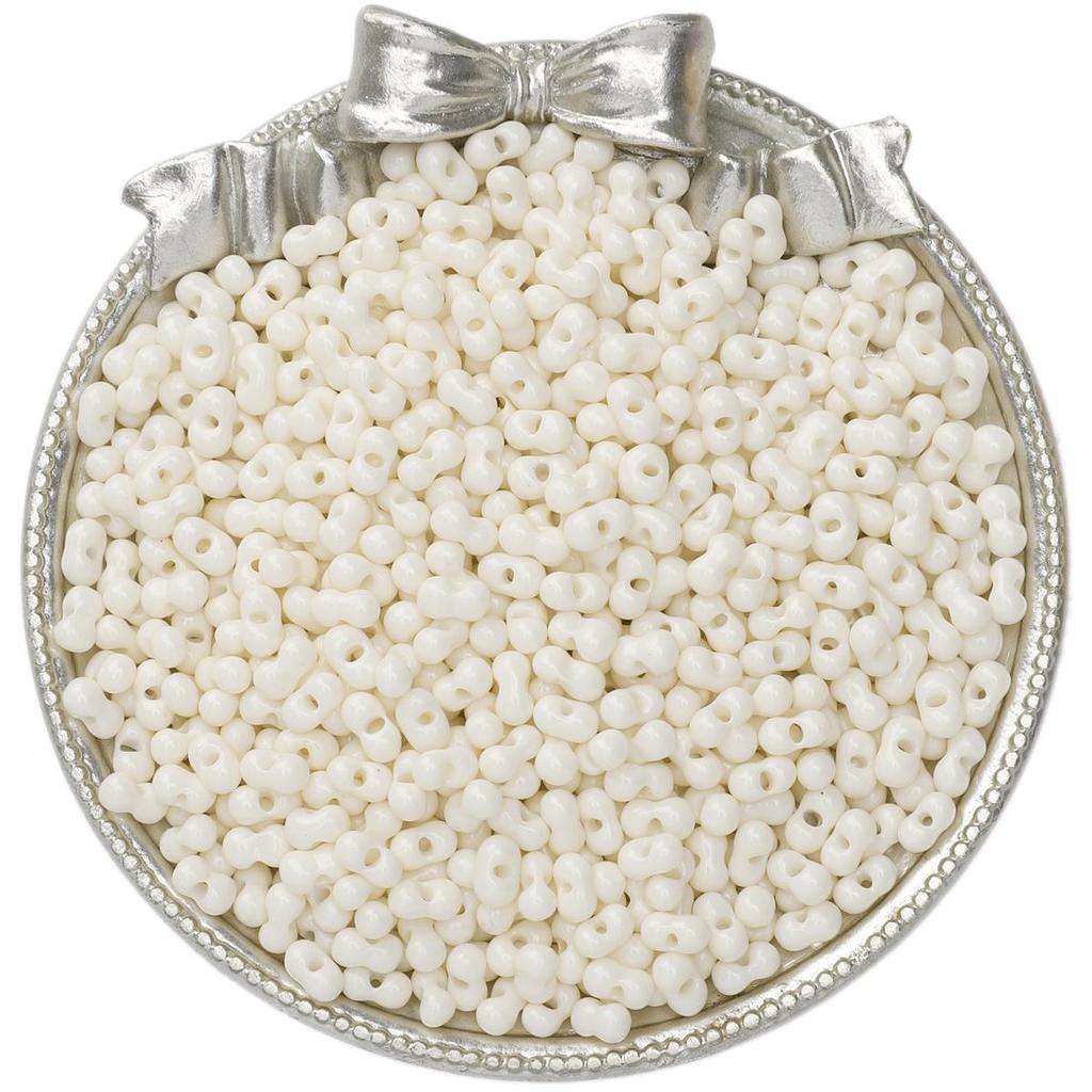 100pcs Glass Beads Charm Czech Peanut Beads Seed Spacer Beads For Jewelry Making Accessories