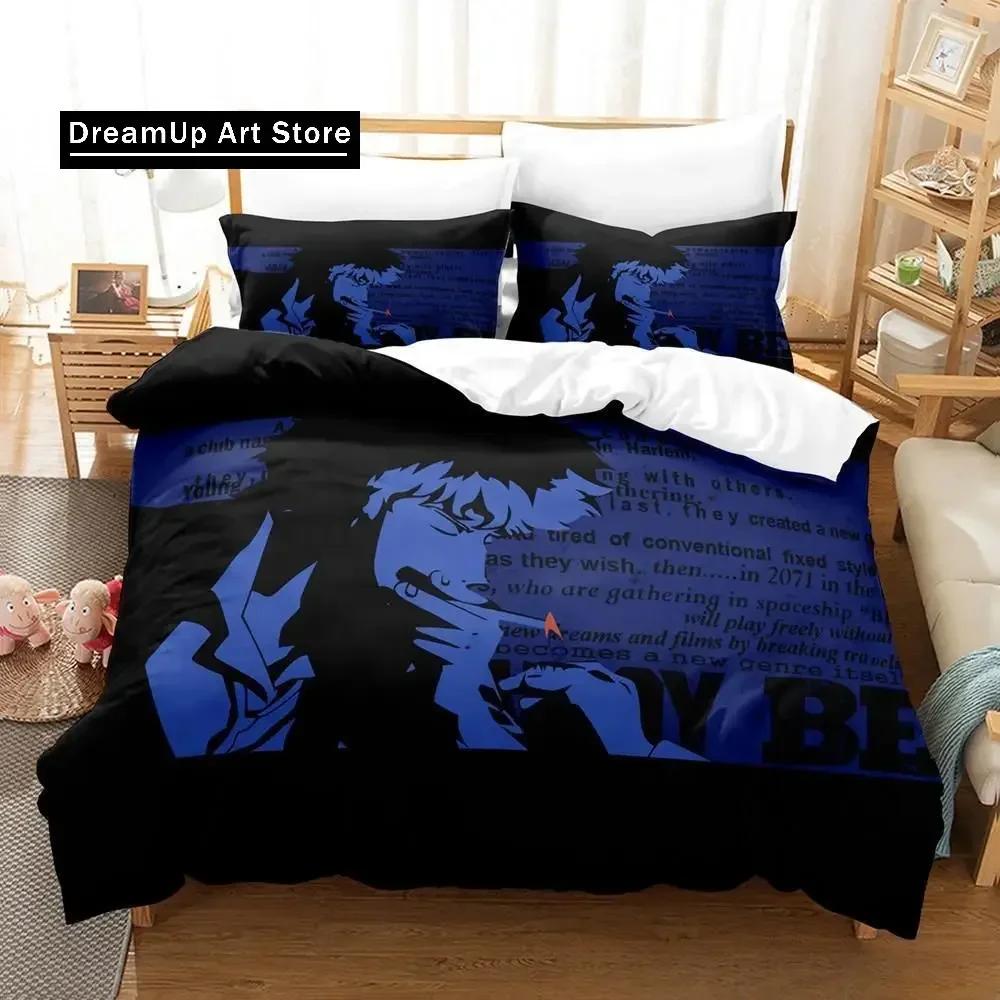 New Cowboy Bebop Bedding Set Single Twin Full Queen King Size Bed Set Adult Kid Bedroom Duvet Cover Sets 3D Game Bed Sheet Set