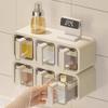 Kitchen Seasoning Jar Combination Set Seasoning Box Wall Mounted Non Perforated Seasoning Box Storage Rack Kitchen Accessories