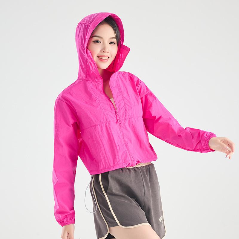 1011 New Sunscreen Clothes Women's UV Protection Loose Thin Huge Good-looking Coat Men's and Women's Sunscreen Tops