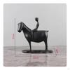 Equestrian Statue Minimalist Horse Sculpture Modern for Home Display, Living Room,