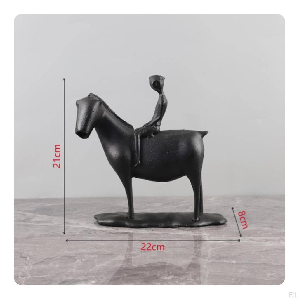 Equestrian Statue Minimalist Horse Sculpture Modern for Home Display, Living Room,