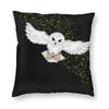 Owl Flight Tote Bag Cushion Cover Sofa Decoration Square Throw Pillow Case 40x40
