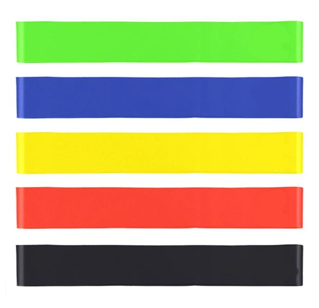 Factory OEM Brand Eco-friendly TPE Elastic Fitness Resistance Belt High Tension Ring 100% Strength Yoga Exercise Bands 600*50*0.35mm green (tpe) красный