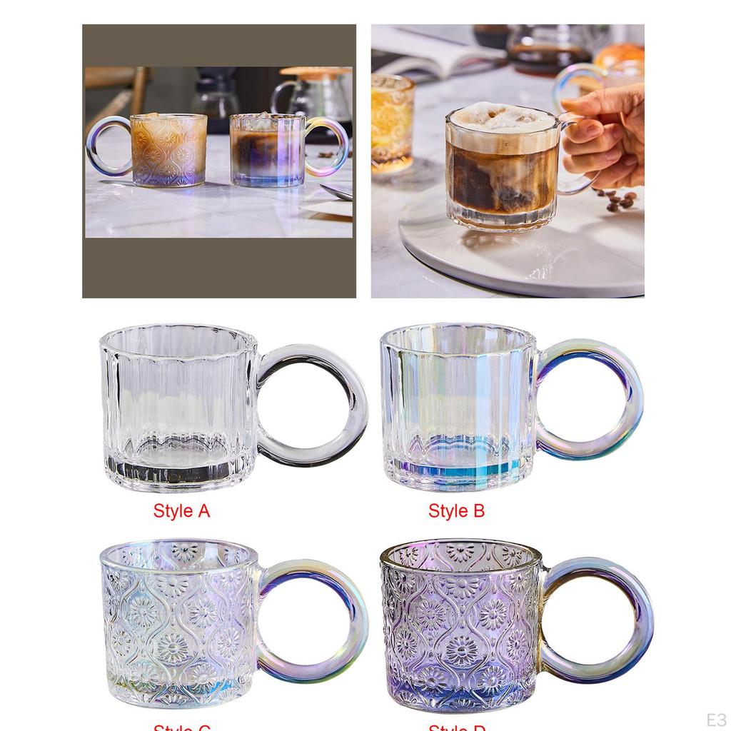 Elegantes Glasbecher-Set für den Morgen