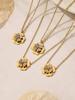 European & American Light Luxury Clover Jewelry Set: Stainless Steel, Zirconia-Embedded, Versatile Necklace, Bracelet, Ring & Earrings for Women.