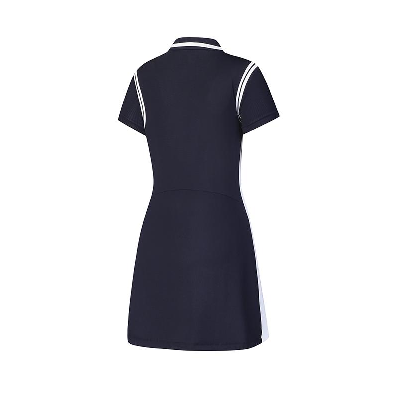 

New FILA Short Sleeved Dresses Women s RD Royal Blue A11W433310FNV M(165/84A)