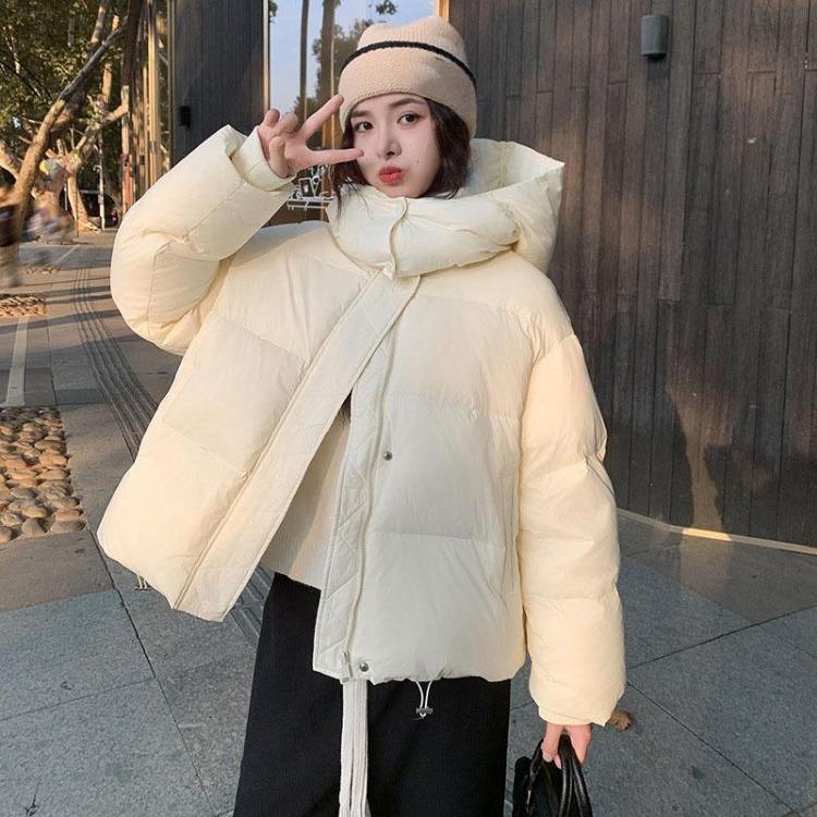 Winter Herfst Dames Los Lichtgewicht Warm Met Capuchon Dons Katoen Jas Casual Parka Overjas Mode Buitenkleding