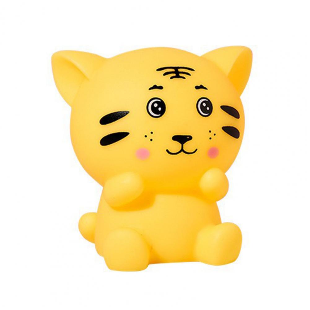

Мягкий светодиодный светильник, мультяшный ночник, не ослепляющий, новогодний, милый, декоративный светильник в виде тигра with gift bag жёлтый