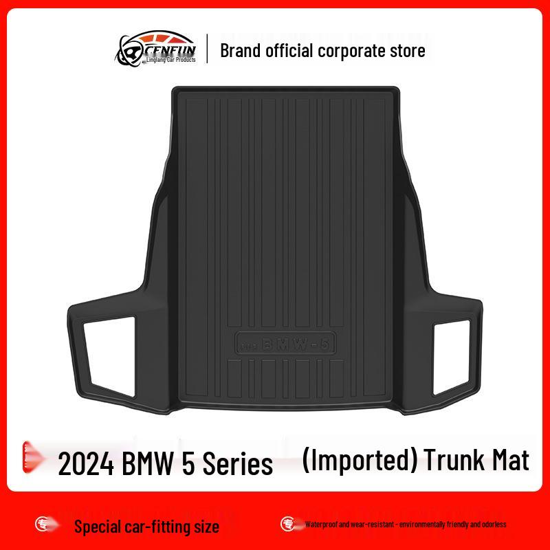 

Совместимый TPE коврик в багажник для BMW 5 серии 2024 года: Экологичный, Водонепроницаемый, Износостойкий, С рисунком из углеродного волокна. No Specification