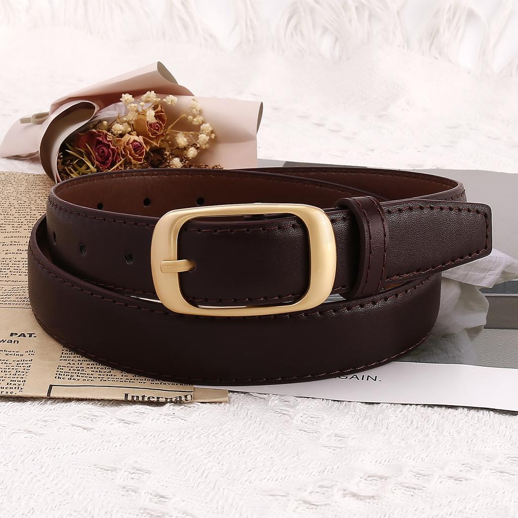 Belt Women'S Decorative Pin Buckle Women'S Belt Wind Belt Women'S Simple Belt Women'S Belt