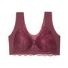Plus Size Front Thin Bra Lace Sexy Wireless Push Up Vest Bralette Women