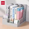 Deli 3-Section Desktop File Organizer with Pen Holder