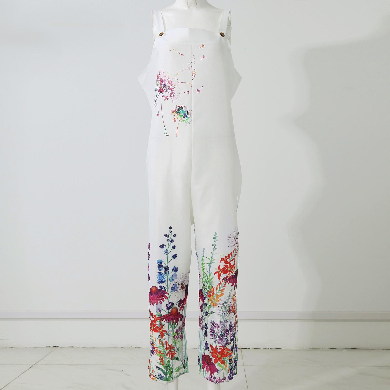 

Женский модный летний милый свободный повседневный комбинезон с принтом в стиле ретро и ремешками XXXL красный