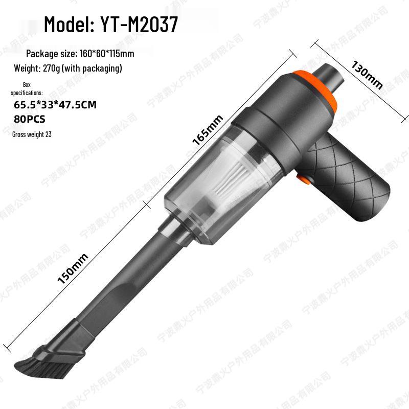Dual-Use Portable Wireless Car Vacuum: Strong Suction & Blow